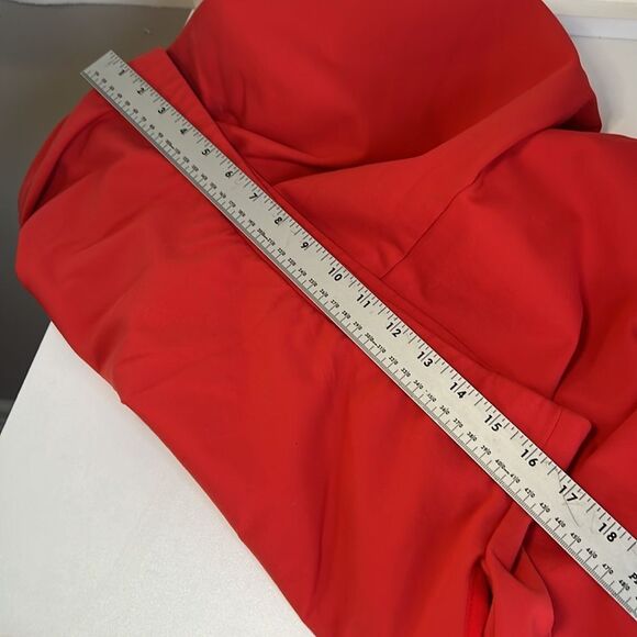 Tahari Women’s XL Dark Coral Hidden Pocket A Line Skirt for Spring 2024! - Picture 6 of 8